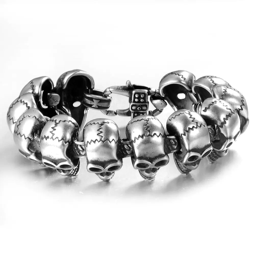 Personalized Titanium Steel Casting Bracelet - Punk Style