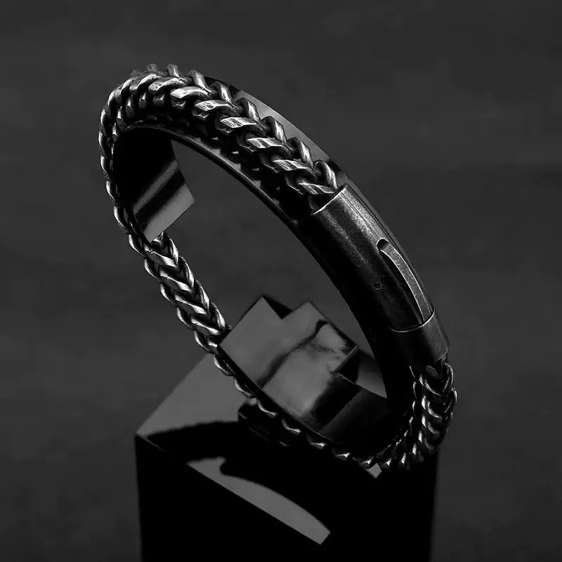 Korean Style Titanium Steel Men's Punk Bracelet