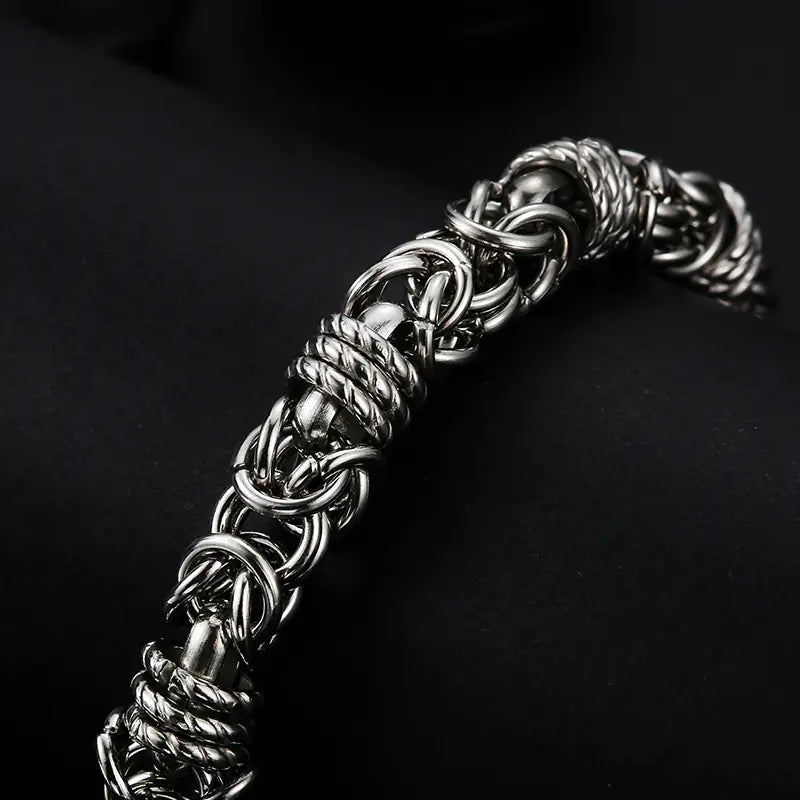 Men's Punk Retro Minimalist Titanium Steel Bracelet