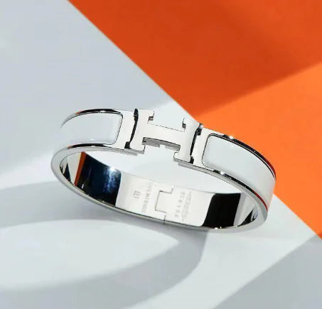 Hermès H Bracelet in Titanium Steel (Single Piece)