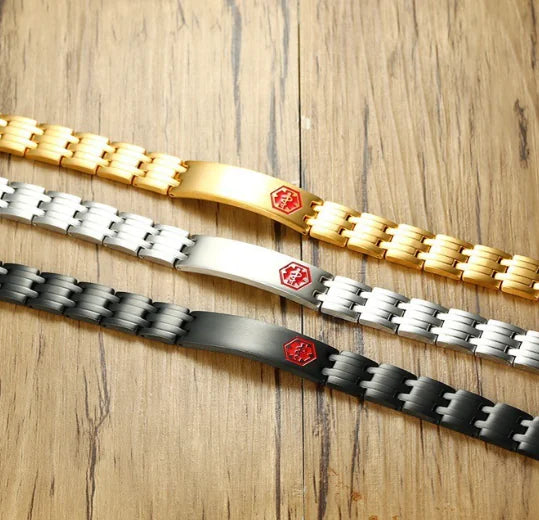 Personalized Titanium Steel Magnetic Bracelet