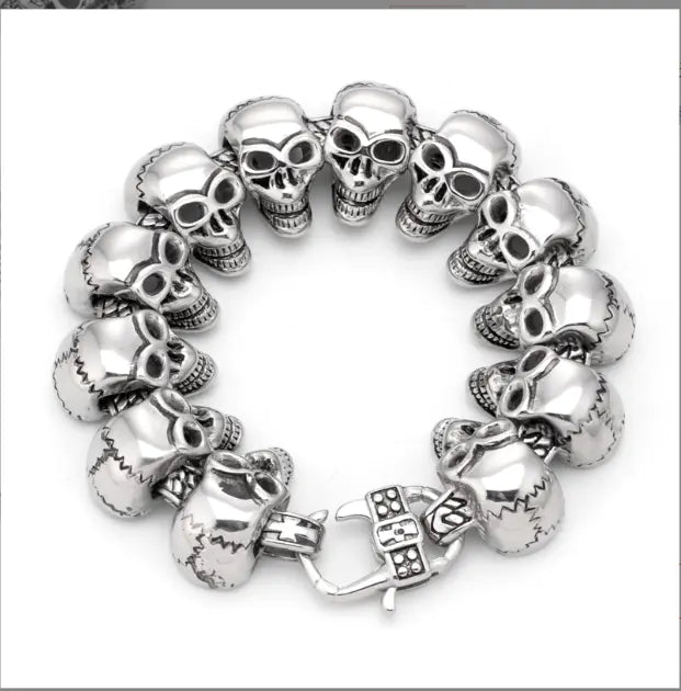 Personalized Titanium Steel Casting Bracelet - Punk Style
