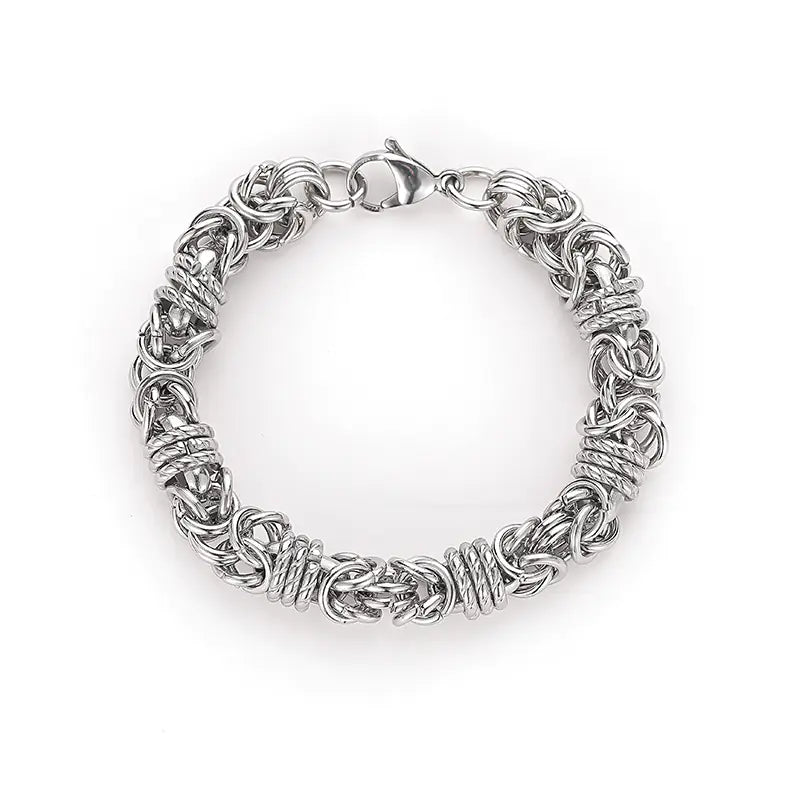 Men's Punk Retro Minimalist Titanium Steel Bracelet