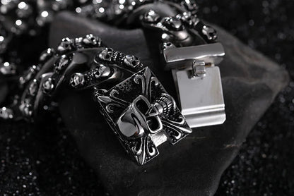 Titanium Steel Skull Men's Bracelet