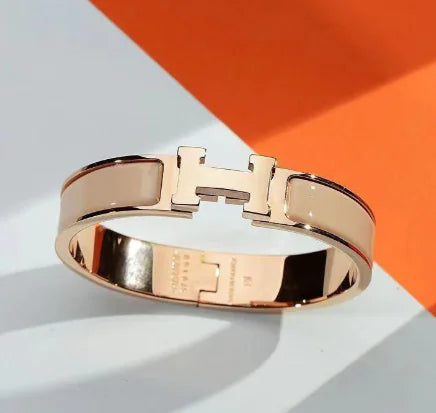 Hermès H Bracelet in Titanium Steel (Single Piece)