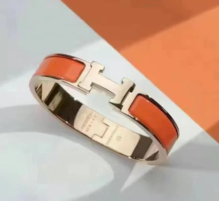 Hermès H Bracelet in Titanium Steel (Single Piece)