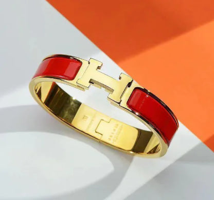 Hermès H Bracelet in Titanium Steel (Single Piece)
