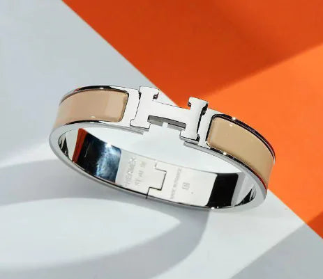 Hermès H Bracelet in Titanium Steel (Single Piece)