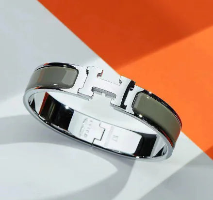 Hermès H Bracelet in Titanium Steel (Single Piece)