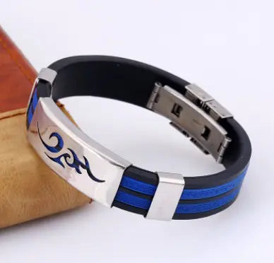 Titanium Steel Korean Style Flame Bracelet for Men