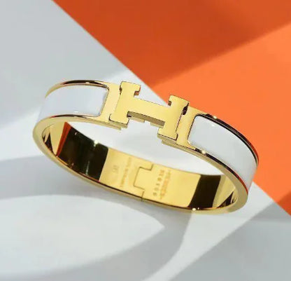 Hermès H Bracelet in Titanium Steel (Single Piece)