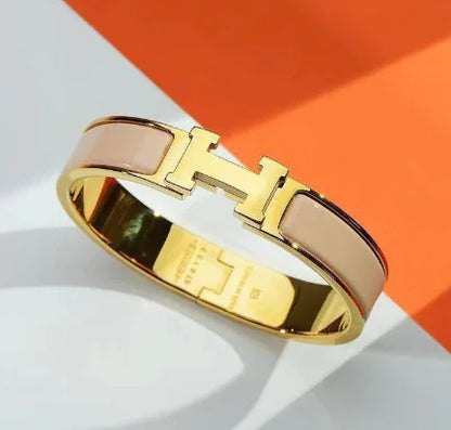 Hermès H Bracelet in Titanium Steel (Single Piece)