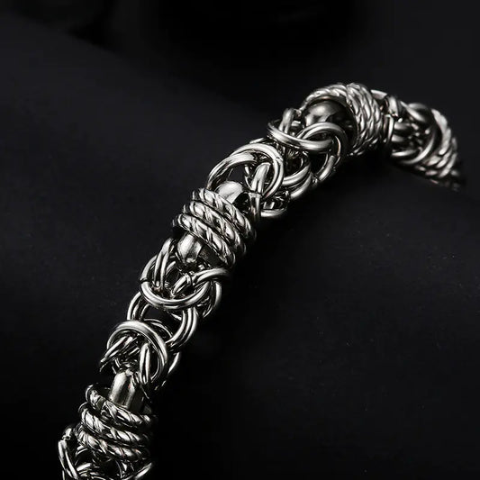 Men's Punk Retro Minimalist Titanium Steel Bracelet