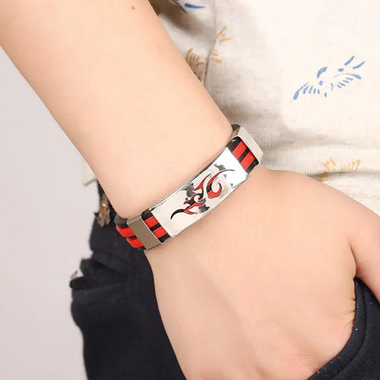 Titanium Steel Korean Style Flame Bracelet for Men