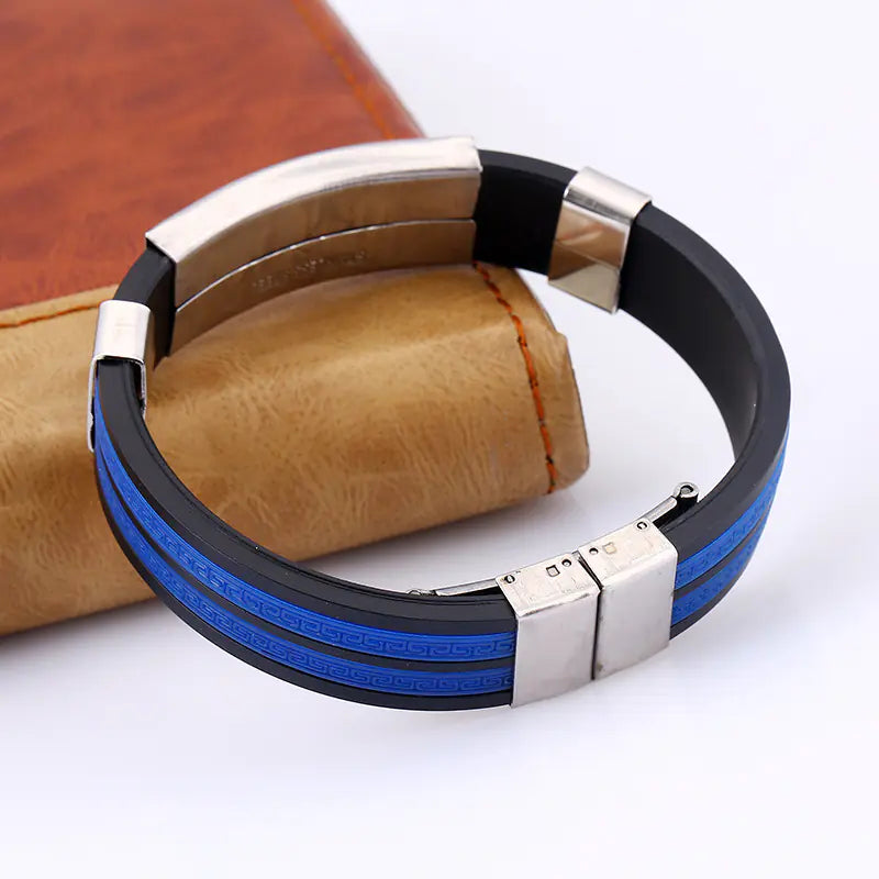 Titanium Steel Korean Style Flame Bracelet for Men