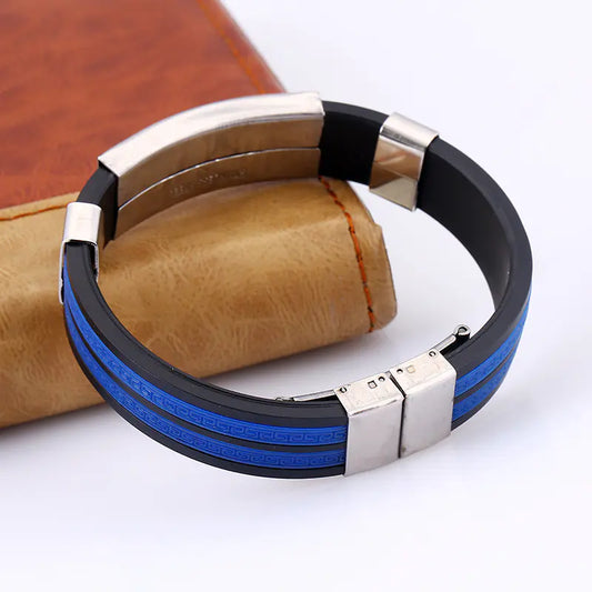 Titanium Steel Korean Style Flame Bracelet for Men
