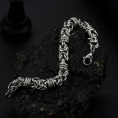 Men's Punk Retro Minimalist Titanium Steel Bracelet