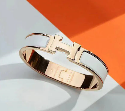 Hermès H Bracelet in Titanium Steel (Single Piece)