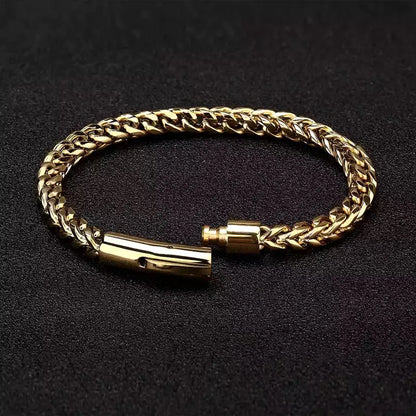 Men's Vintage Titanium Steel Hip-Hop Bracelet