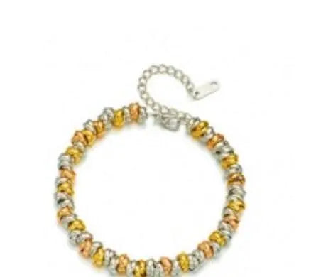 Colorful Titanium Steel Ring Bracelet (Single Piece)