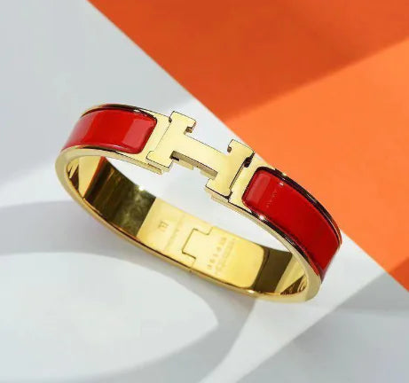 Hermès H Bracelet in Titanium Steel (Single Piece)