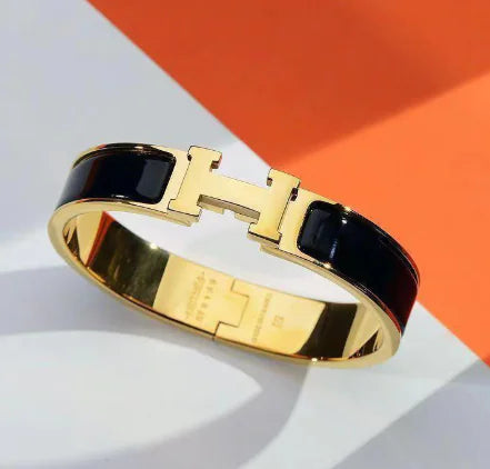 Hermès H Bracelet in Titanium Steel (Single Piece)