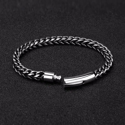 Men's Vintage Titanium Steel Hip-Hop Bracelet