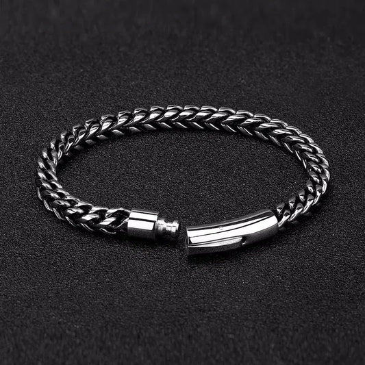 Men's Vintage Titanium Steel Hip-Hop Bracelet