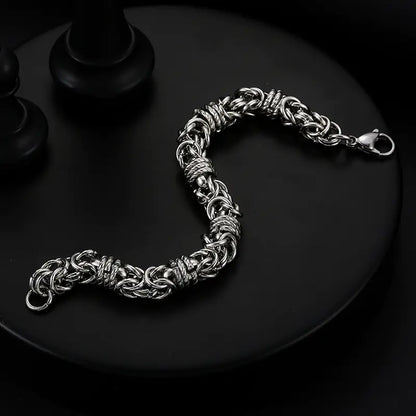 Men's Punk Retro Minimalist Titanium Steel Bracelet