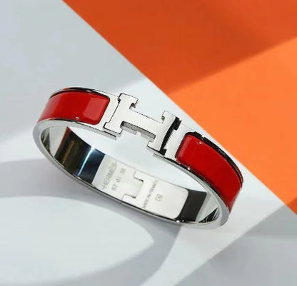Hermès H Bracelet in Titanium Steel (Single Piece)
