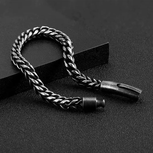 Korean Style Titanium Steel Men's Punk Bracelet