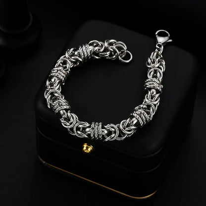 Men's Punk Retro Minimalist Titanium Steel Bracelet